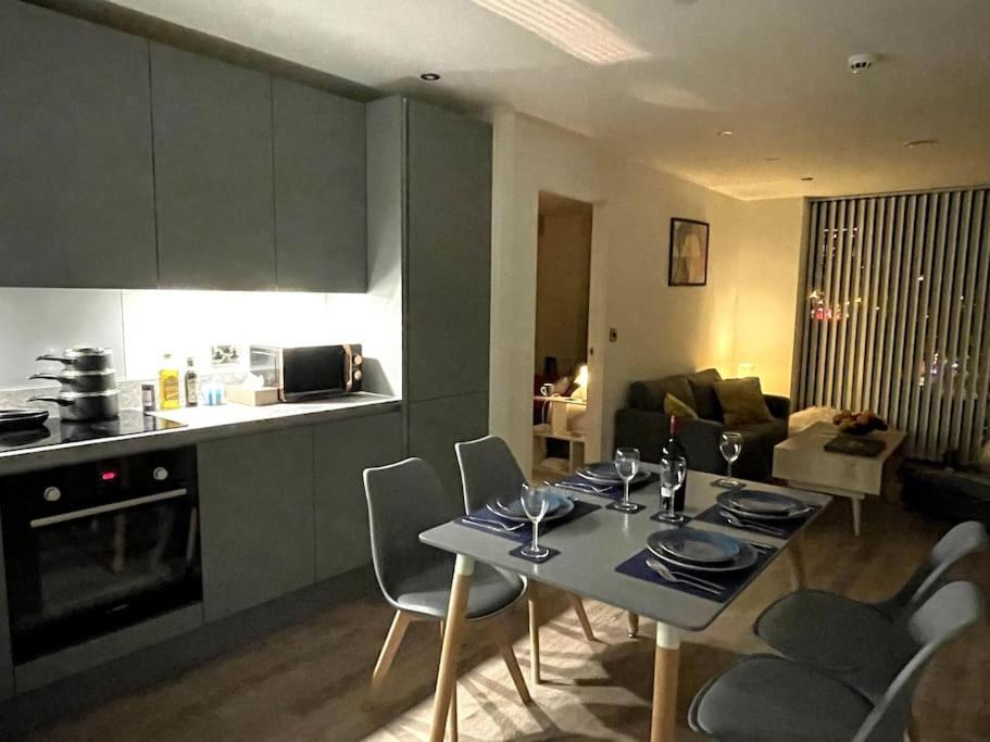 Apartmán Modern City Flat With Gym & Spa Manchester Exteriér fotografie
