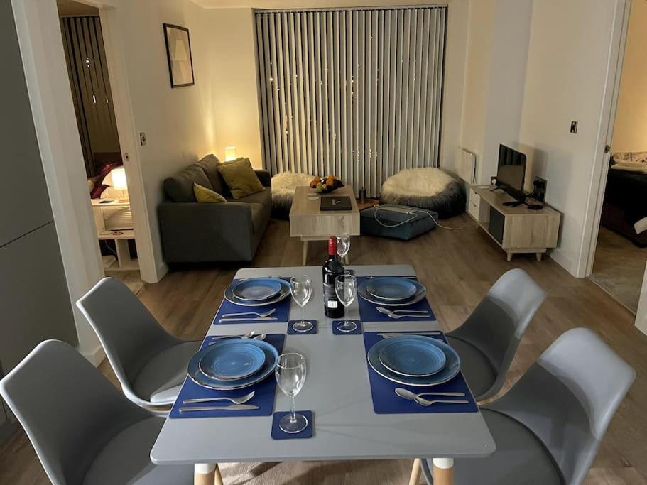Apartmán Modern City Flat With Gym & Spa Manchester Exteriér fotografie