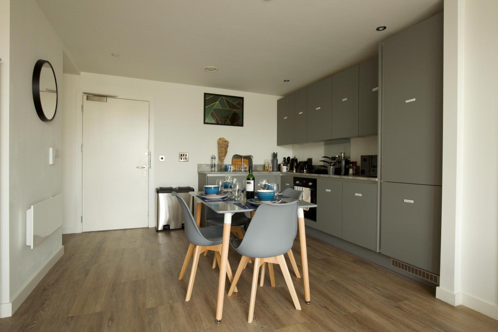 Apartmán Modern City Flat With Gym & Spa Manchester Exteriér fotografie